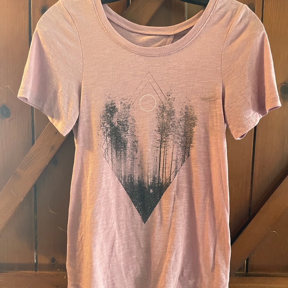 Purple keyhole tshirt
